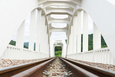 View of railroad tracks