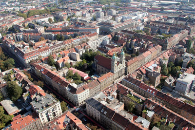 Aerial view of cityscape