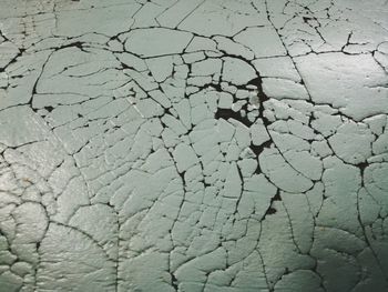 Full frame shot of cracked land