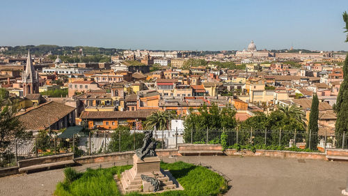 Ultra wide view of the ancient roman forum