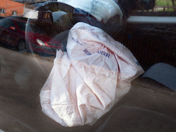 High angle view of paper for sale in market