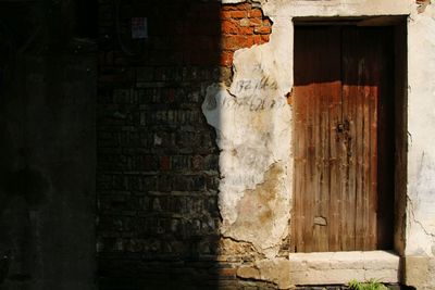 Exterior of old building