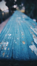 Close-up of wooden plank