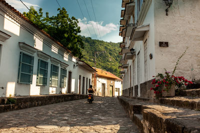 Beautiful antique streets of the heritage town of honda in colombia