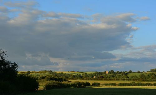 Scenic view of landscape against sky