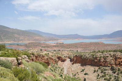 Scenic view of landscape against sky