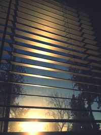 Low angle view of sky at sunset