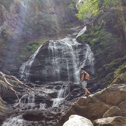 Waterfall in forest