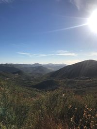 Scenic view of landscape against sky