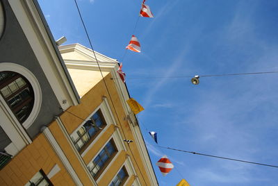 High section of building against cloudy sky