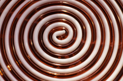 Full frame shot of food with spiral pattern