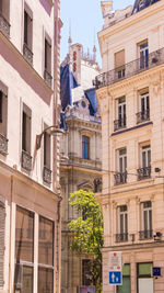 Low angle view of buildings in city