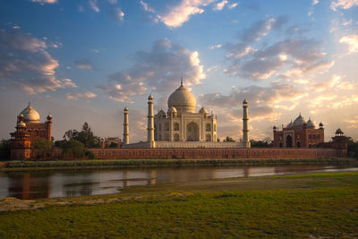 View of cathedral against sky during sunset