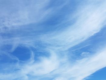 Low angle view of blue sky