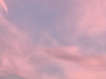 Low angle view of dramatic sky during sunset