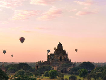 The balloons at bagan