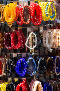 Various fruits for sale at market stall