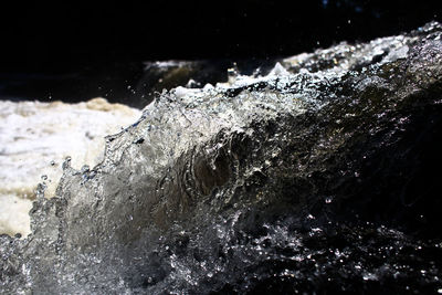 Close-up of water splashing