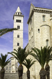 Low angle view of historic building against sky