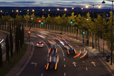 Road at night