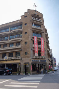 Low angle view of building against sky