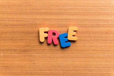 Close-up of toys on table