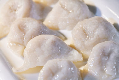 Close-up of ice cream in plate