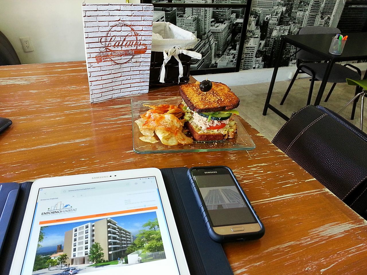 table, food and drink, indoors, food, communication, technology, no people, freshness, burger, wireless technology, ready-to-eat, healthy eating, sushi, close-up, day