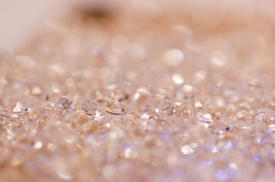 Defocused image of diamonds