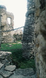 Ruins of historical building