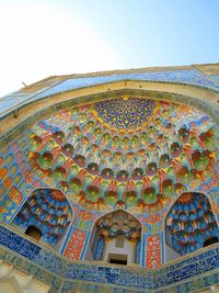 Low angle view of ornate building