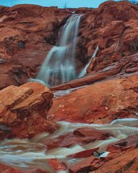 View of waterfall