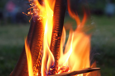 burning