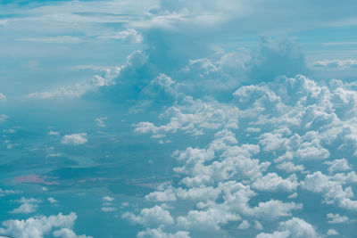 Low angle view of clouds in sky