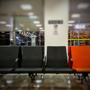 Chairs at airport