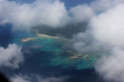 Low angle view of clouds in sky