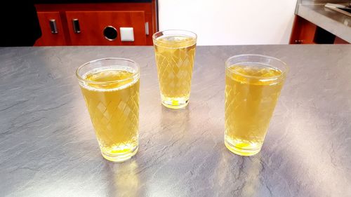 Close-up of drink on table