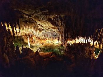 Panoramic view of cave