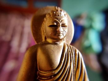 Close-up of buddha statue