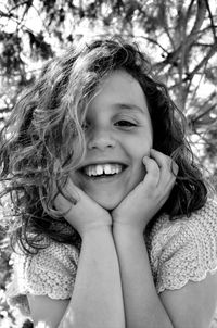 Portrait of a smiling girl