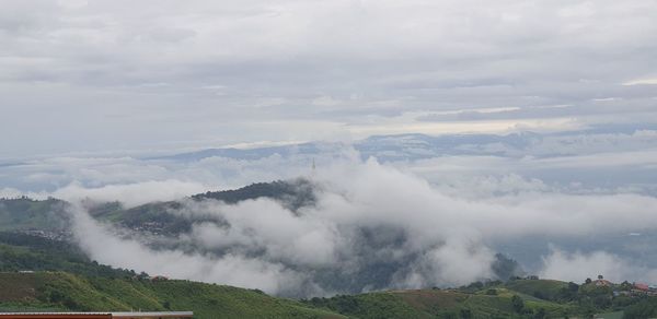 Scenic view of landscape against sky