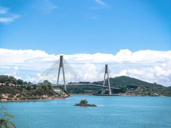 Beautiful bridge with beautiful view