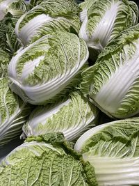 Full frame shot of vegetables in market