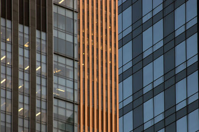 Low angle view of glass building