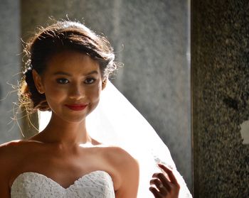 Portrait of young woman