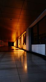 Interior of subway station