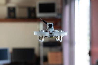 Close-up of toy on table at home