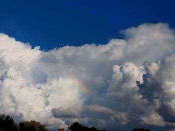 Low angle view of clouds in sky