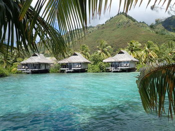 Built structure with water in background