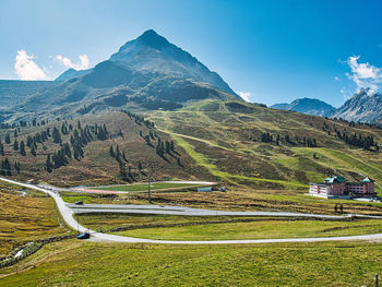 Scenic view of landscape against sky